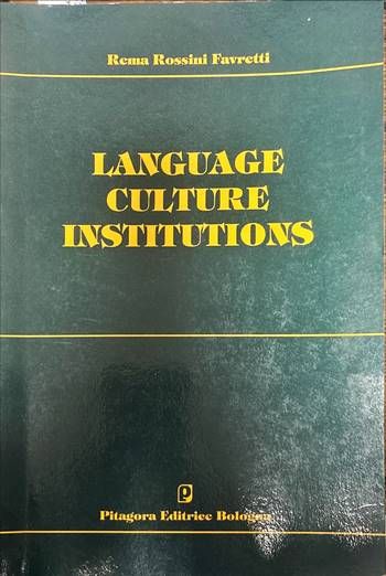 Language culture institutions Language culture institutions