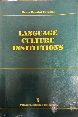 Language culture institutions Language culture institutions