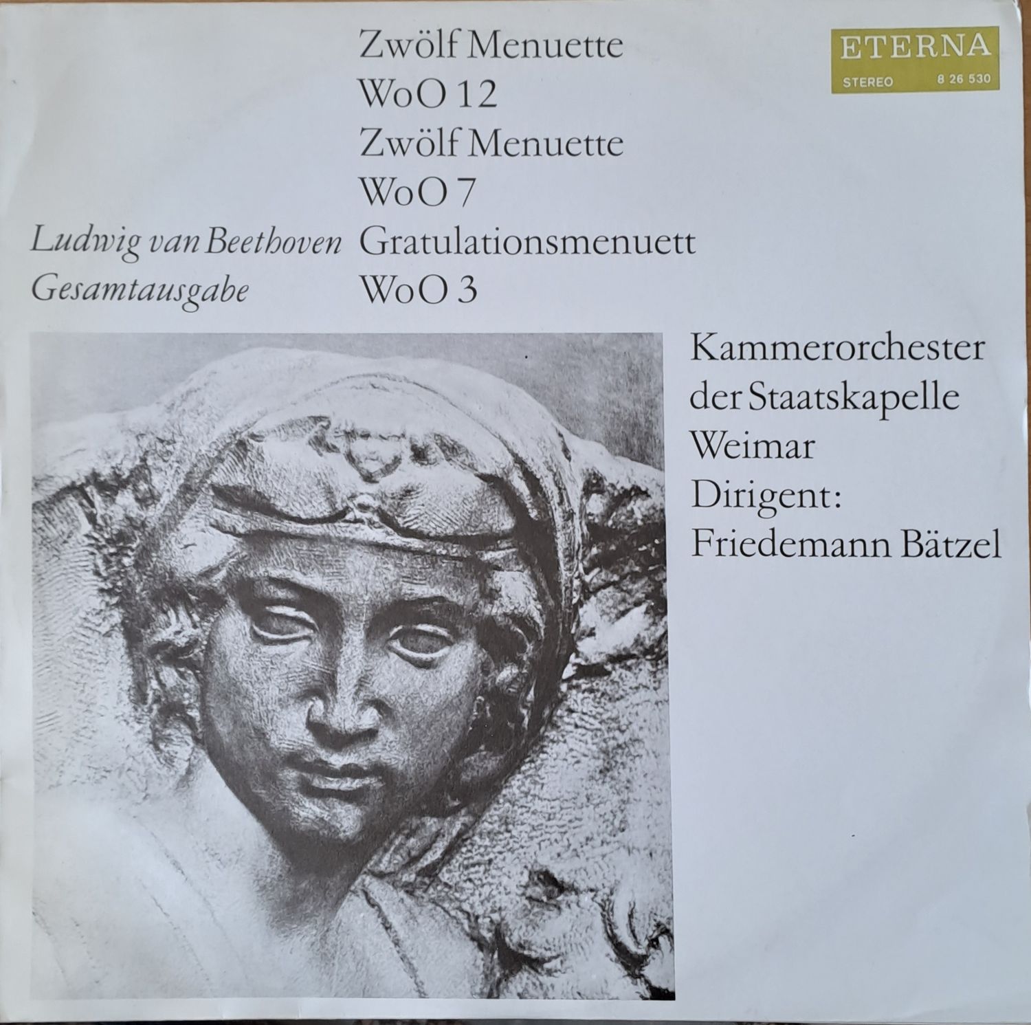 Ludwig van Beethoven: Zwolf Menuette WoO12, Zwolf Menuette WoO7 Ludwig van Beethoven: Zwolf Menuette WoO12, Zwolf Menuette WoO7