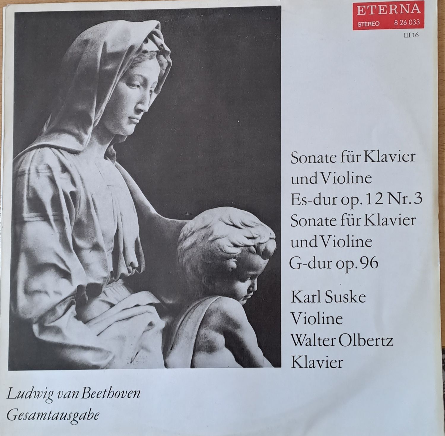 Ludwig van Beethoven: Sonate fur Klavier und Violine A-dur op. 12 № 3  и други Ludwig van Beethoven: Sonate fur Klavier und Violine A-dur op. 12 № 3  и други