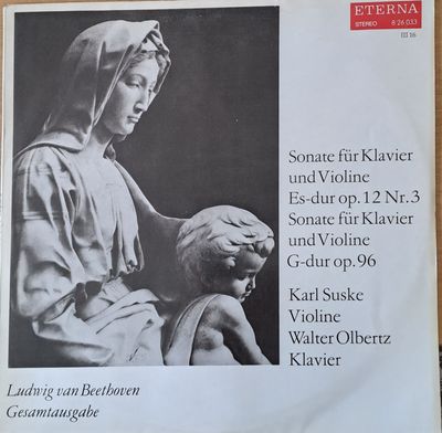 Ludwig van Beethoven: Sonate fur Klavier und Violine A-dur op. 12 № 3  и други Ludwig van Beethoven: Sonate fur Klavier und Violine A-dur op. 12 № 3  и други