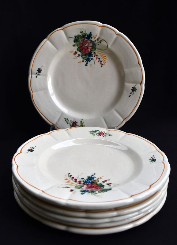 Комплект ръчно рисувани италиански чинии на M. Lupi