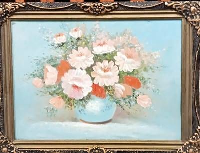 Картина масло върху платно с рамка Картина масло върху платно с рамка