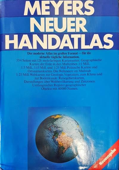 Meyers Neuer Handatlas Meyers Neuer Handatlas