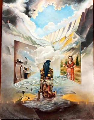 Картина масло върху платно Картина масло върху платно