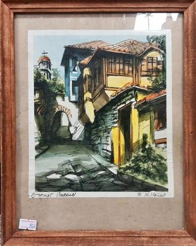 Картина репродукция с рамка и стъкло Картина репродукция с рамка и стъкло