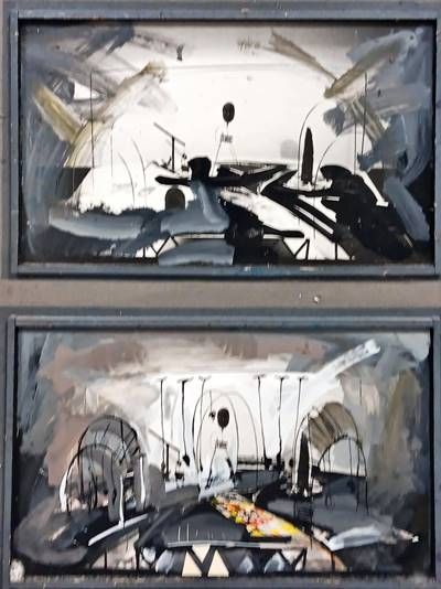 Картина масло върху фазер Картина масло върху фазер