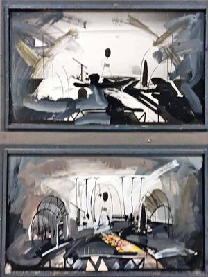 Картина масло върху фазер Картина масло върху фазер