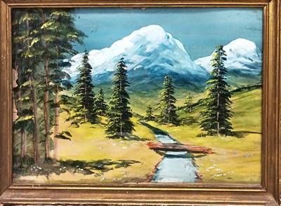 Картина репродукция с рамка и стъкло