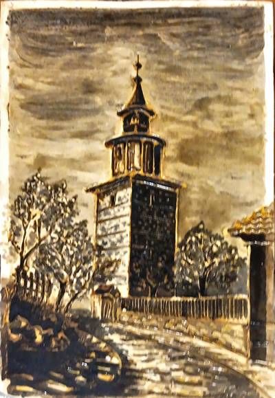 Картина  масло върху фазер Картина  масло върху фазер