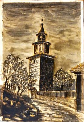 Картина  масло върху фазер Картина  масло върху фазер