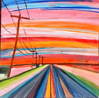 Картина масло върху фазер