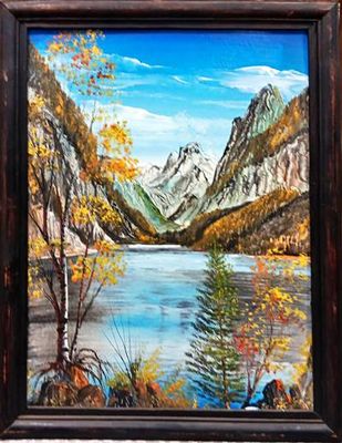 Картина масло върху фазер Картина масло върху фазер