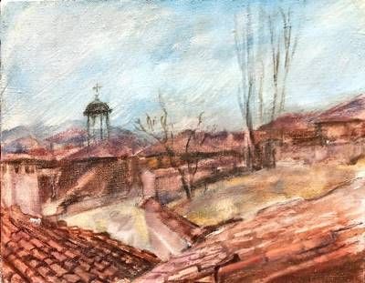 Картина масло върху платно Картина масло върху платно