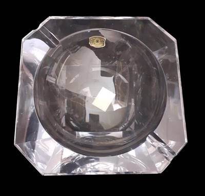 Стъклен пепелник Val St. Lambert Стъклен пепелник Val St. Lambert