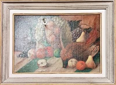 Картина масло върху фазер с рамка Картина масло върху фазер с рамка