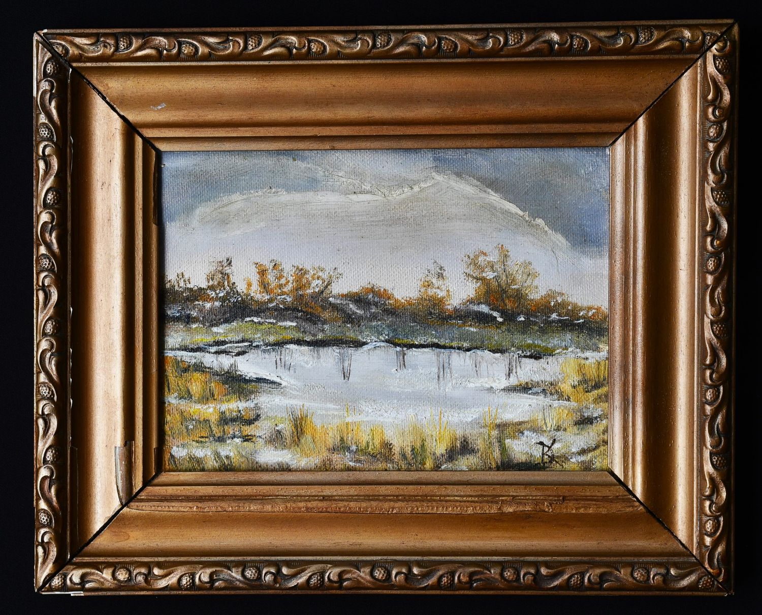 Нидерландска школа - "Речен пейзаж"