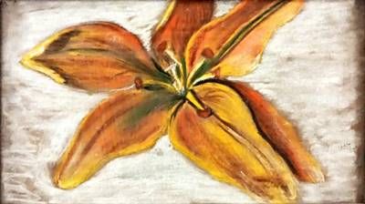 Картина масло върху платно с рамка и стъкло