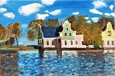 Картина масло върху платно Картина масло върху платно