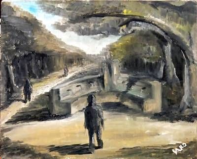 Картина масло върху платно Картина масло върху платно