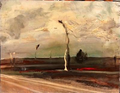 Картина масло върху фазер Картина масло върху фазер