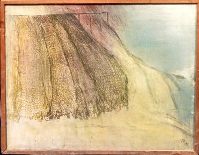 Картина масло върху платно с рамка Картина масло върху платно с рамка