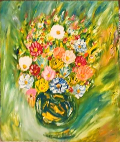 Картина масло върху фазер Картина масло върху фазер