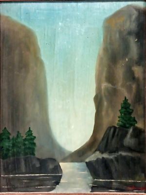 Картина масло върху фазер Картина масло върху фазер