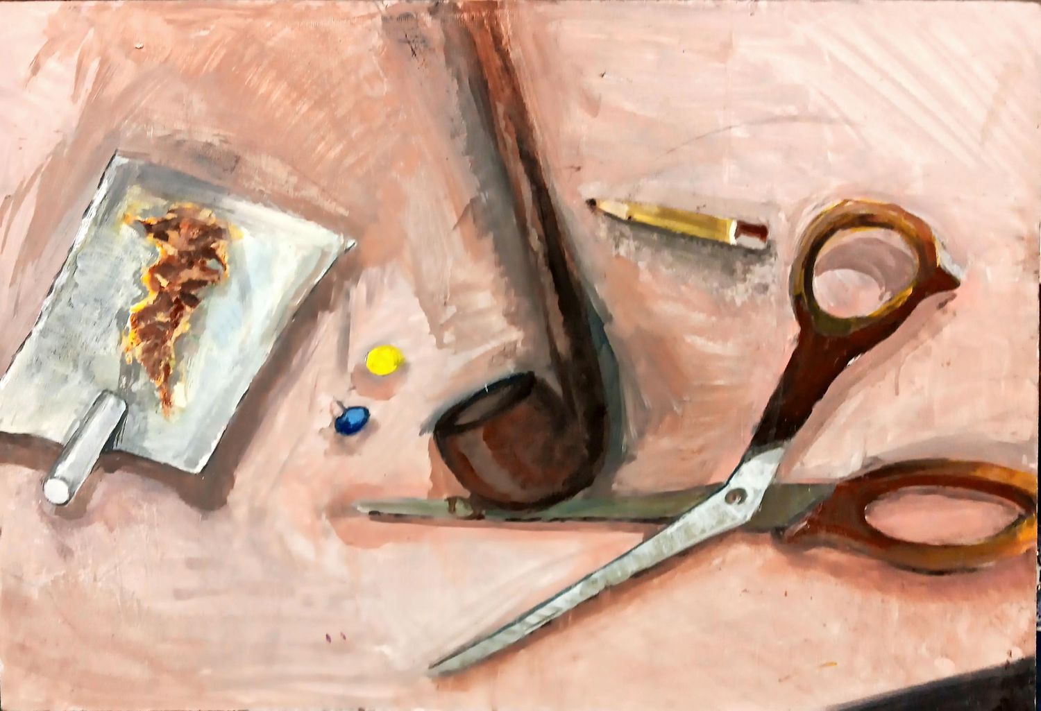 Картина масло върху фазер Картина масло върху фазер