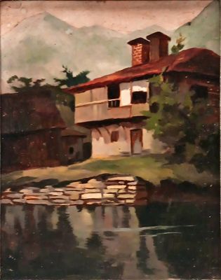 Картина масло върху платно Картина масло върху платно