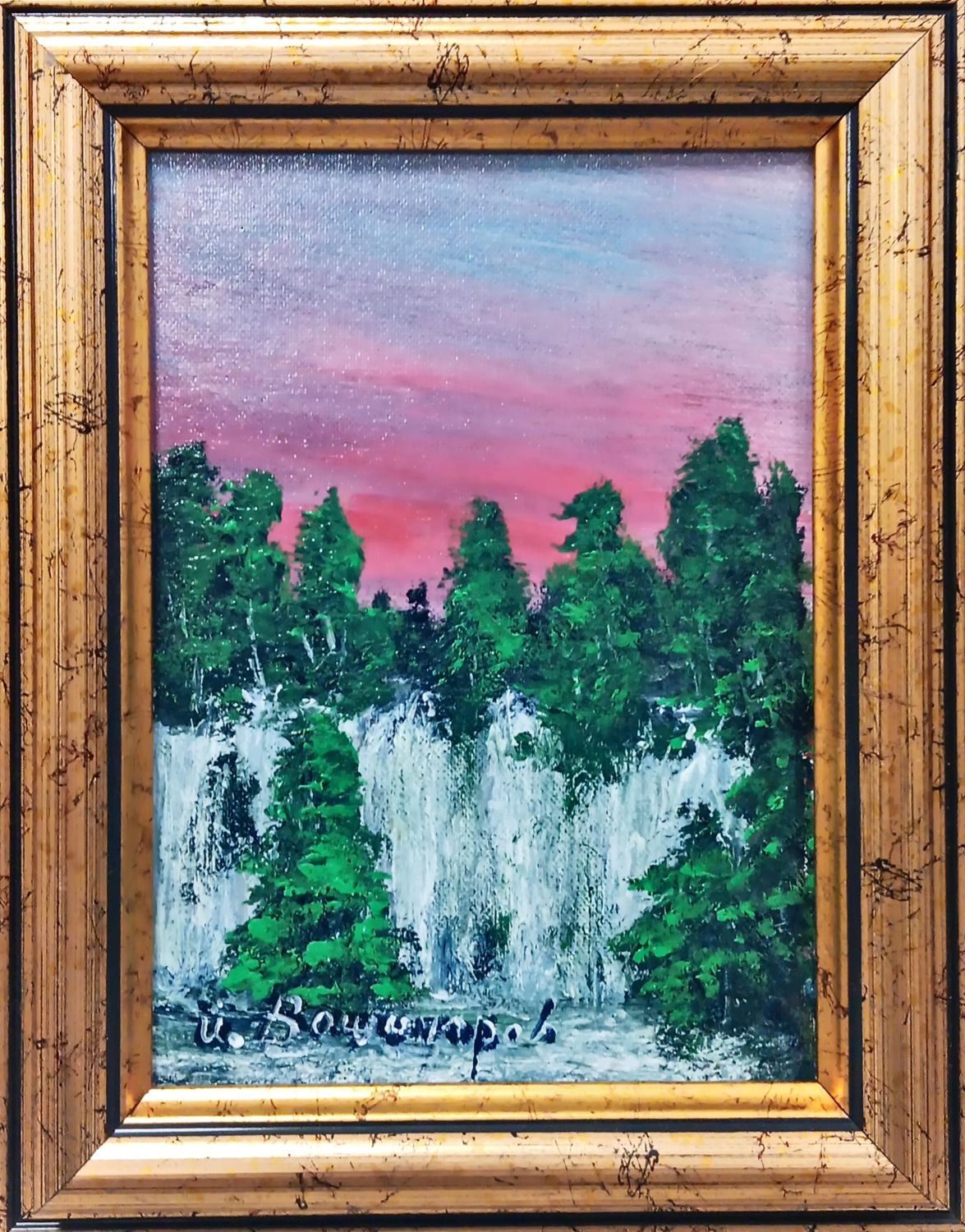 Картина масло върху платно с рамка