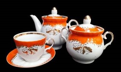Руски порцеланов сервиз за чай