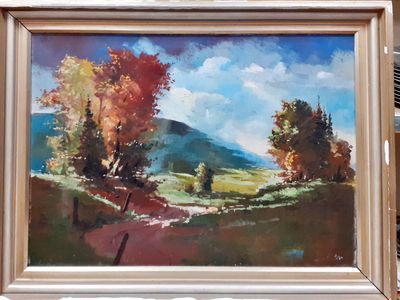 Картина върху фазер с рамка Картина върху фазер с рамка