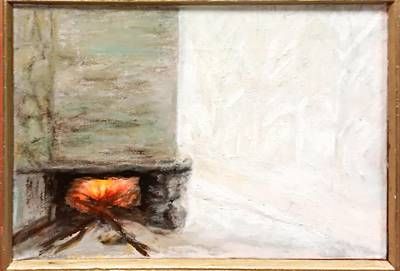 Картина масло върху платно с рамка Картина масло върху платно с рамка