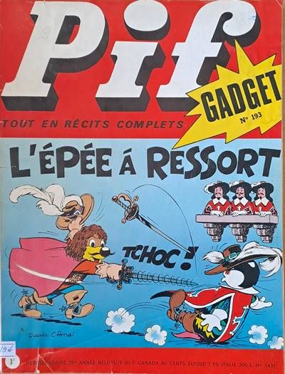 Pif - Gadget № 193 / № 1431