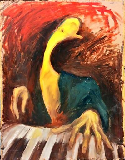 Картина масло върху фазер