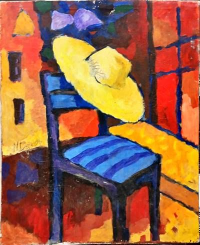 Картина масло върху платно без рамка