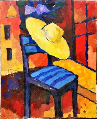 Картина масло върху платно без рамка