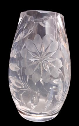 Стъклена ваза Стъклена ваза