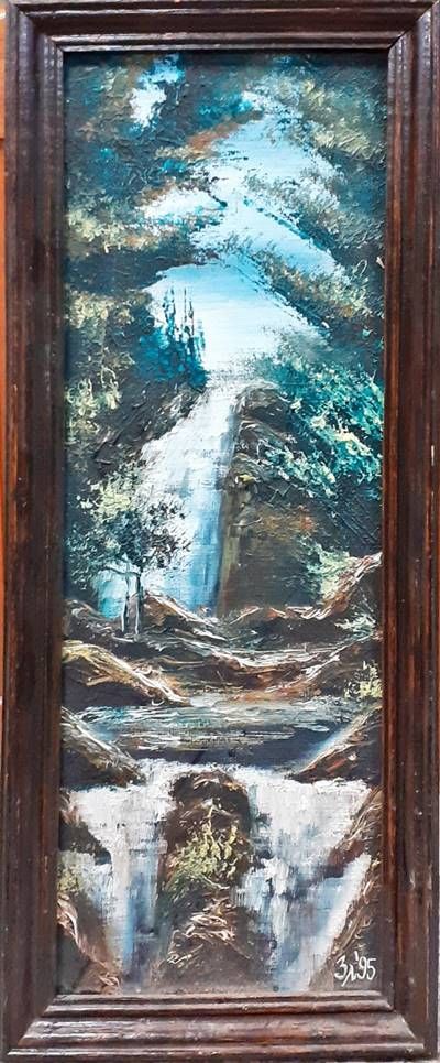 Картина с рамка, масло - Златев `95 Картина с рамка, масло - Златев `95