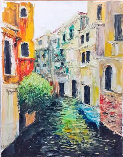 Картина върху платно, масло Картина върху платно, масло