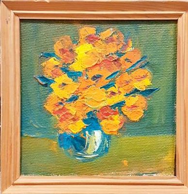 Картина върху фазер, масло Картина върху фазер, масло