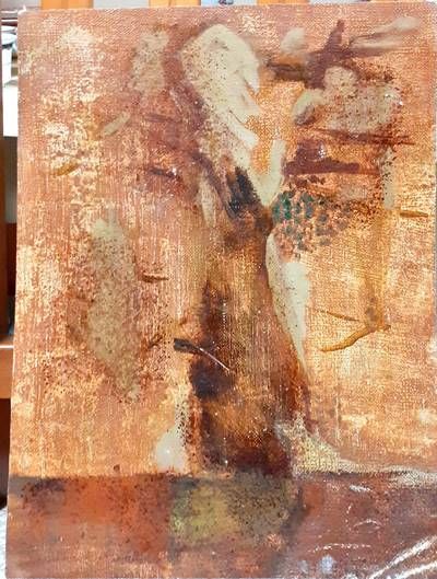 Картина върху хартия, масло