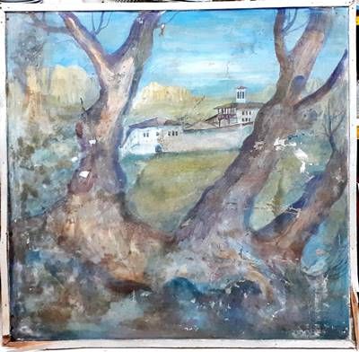 Картина върху платно, масло - за реставрация Картина върху платно, масло - за реставрация