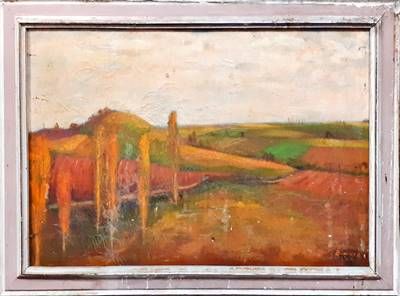 Картина върху платно, масло - Георги Божков 1986г. Картина върху платно, масло - Георги Божков 1986г.