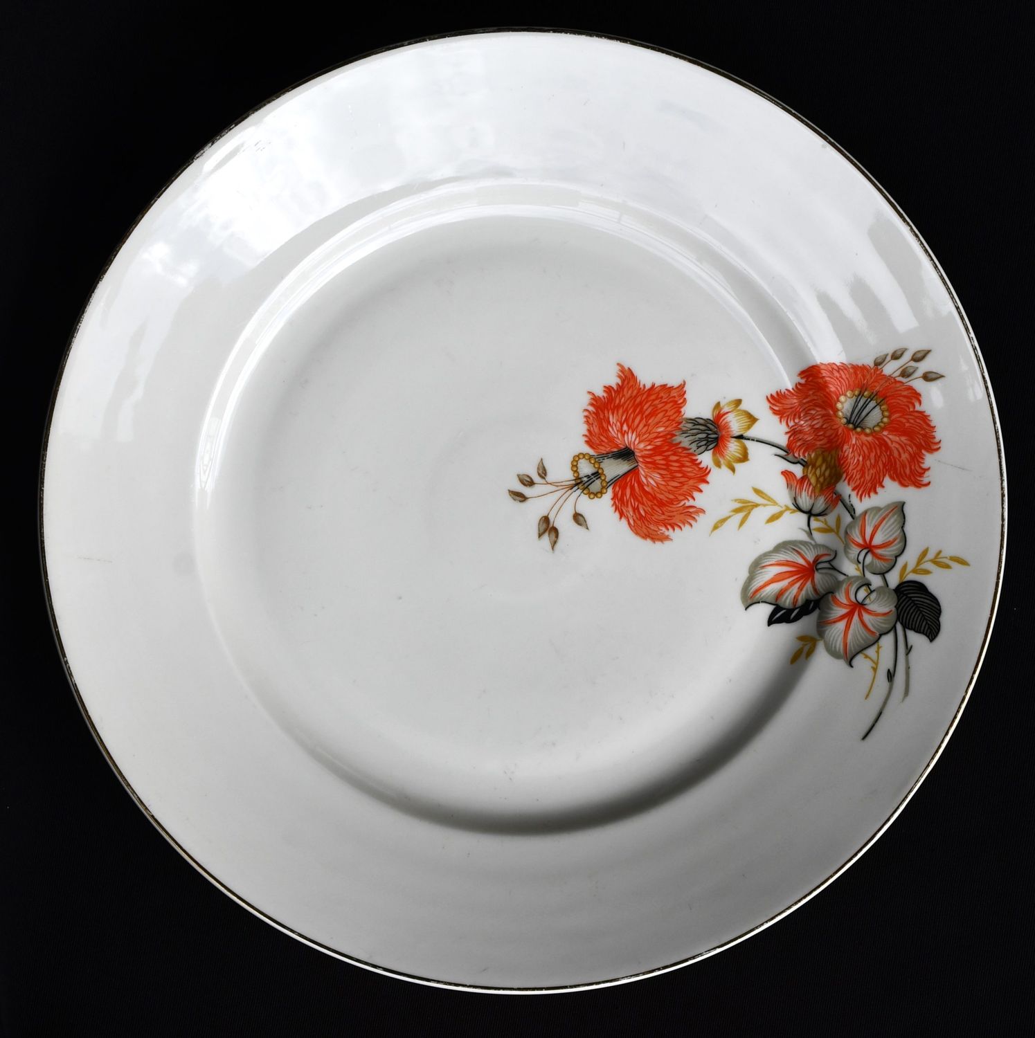 Антикварна порцеланова чиния Echt Tuppack Антикварна порцеланова чиния Echt Tuppack