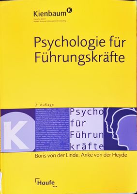 Psyhologie fur fuhrungskrafte