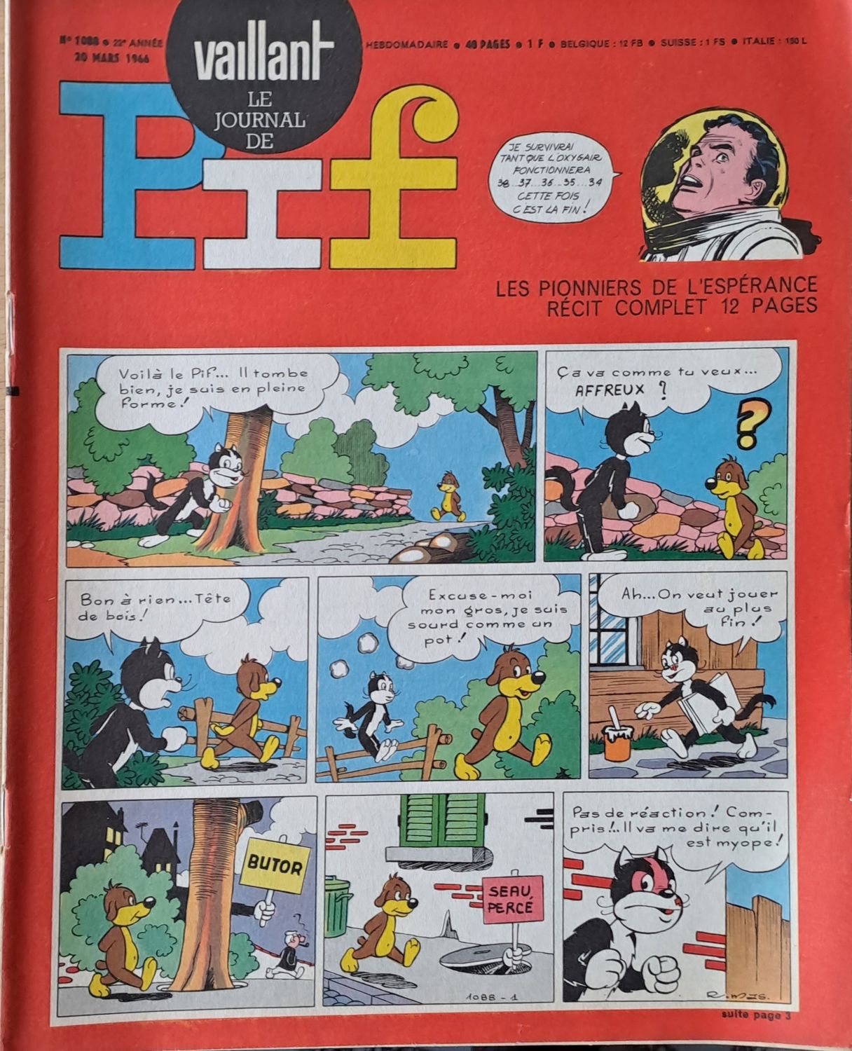Pif - № 1088/20 Mars 1966