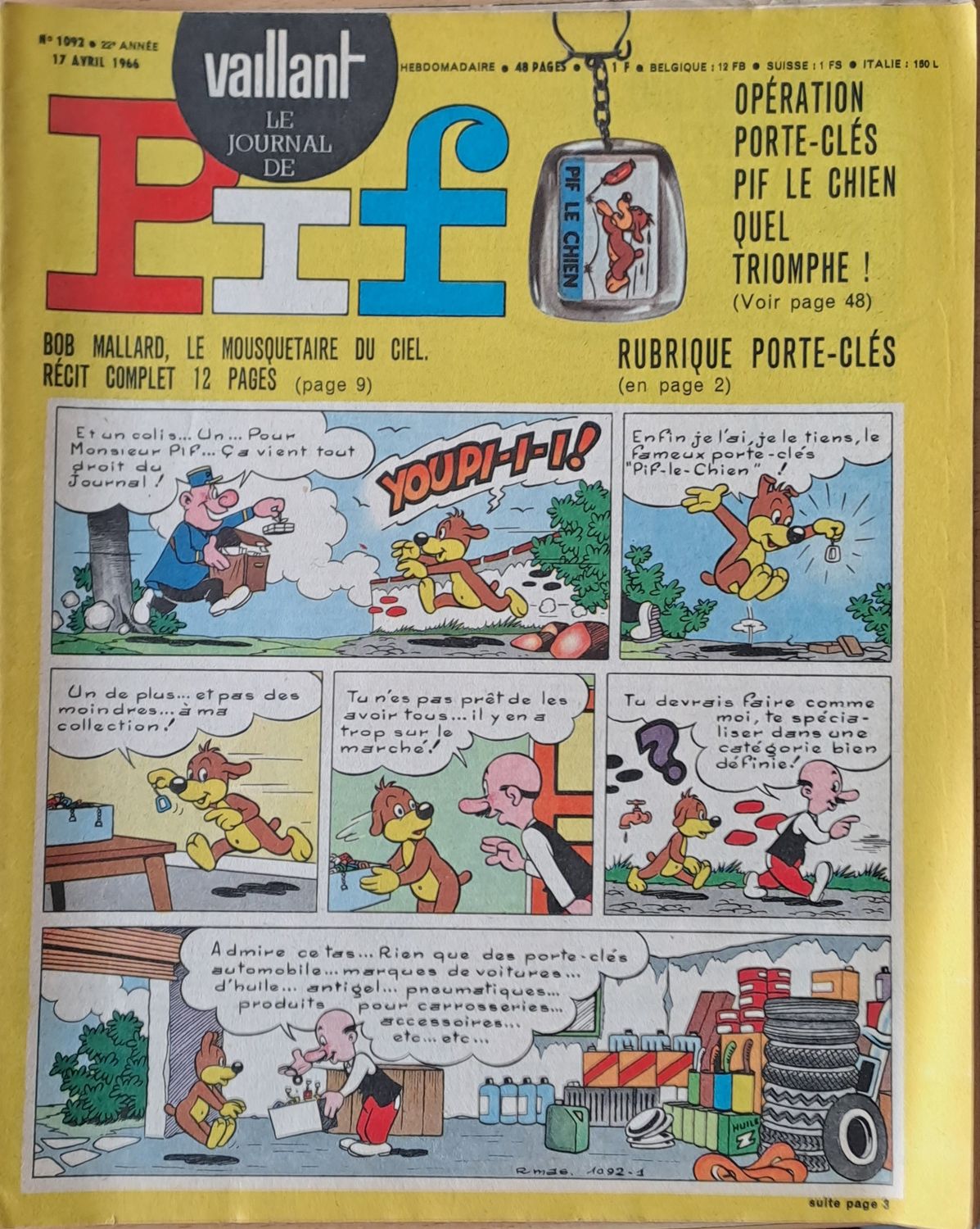 Pif - № 1092/17 Avril 1966
