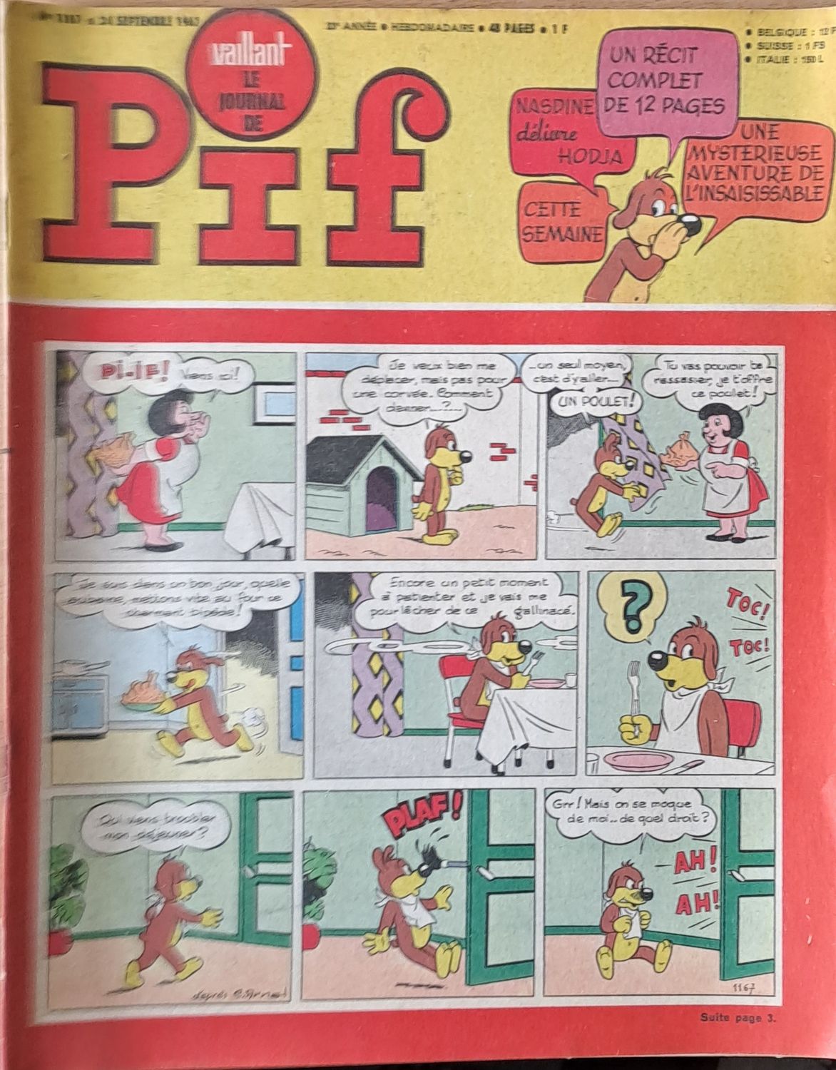 Pif - № 1167/24 Septembre 1967